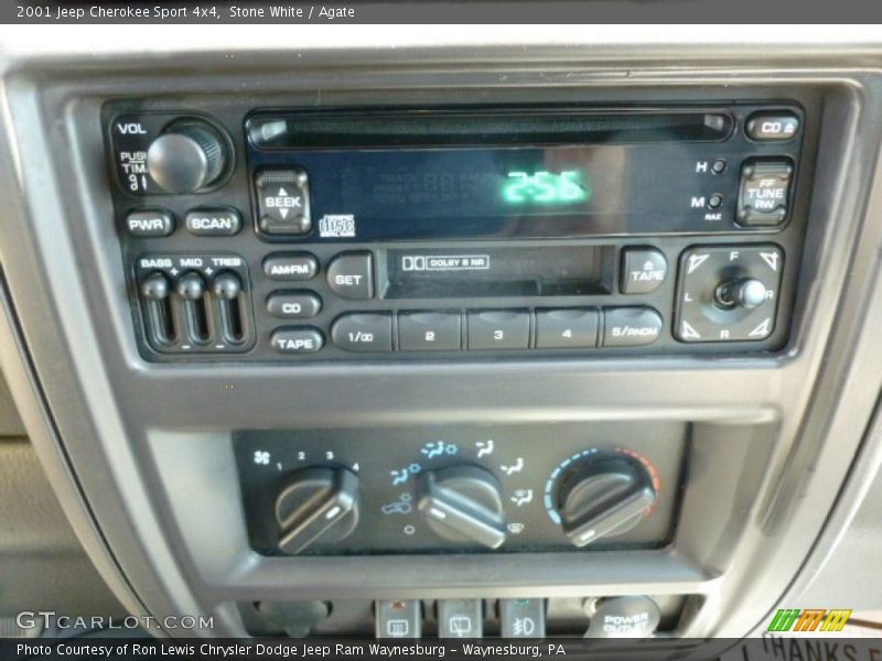 Stone White / Agate 2001 Jeep Cherokee Sport 4x4