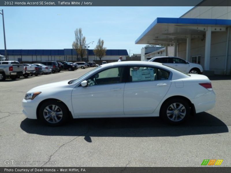 Taffeta White / Ivory 2012 Honda Accord SE Sedan