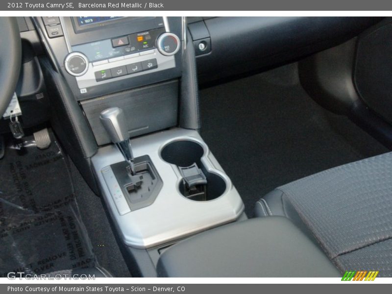 Barcelona Red Metallic / Black 2012 Toyota Camry SE