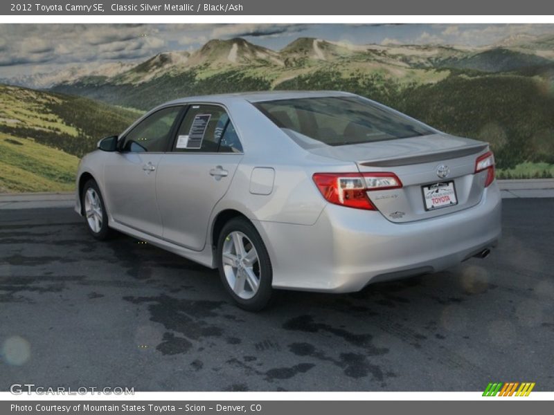 Classic Silver Metallic / Black/Ash 2012 Toyota Camry SE