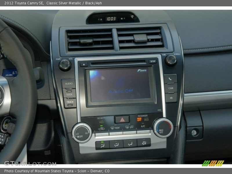 Classic Silver Metallic / Black/Ash 2012 Toyota Camry SE