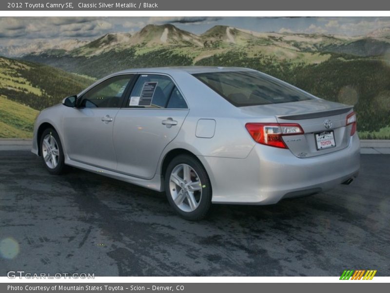 Classic Silver Metallic / Black 2012 Toyota Camry SE