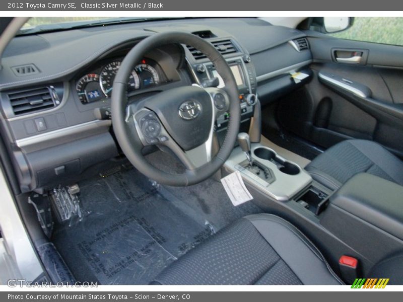 Classic Silver Metallic / Black 2012 Toyota Camry SE