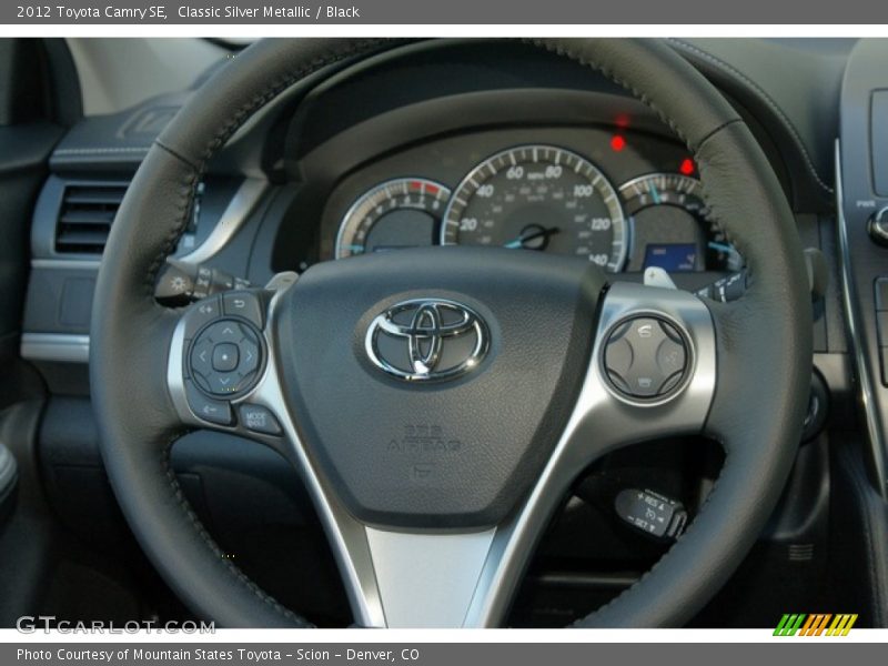 Classic Silver Metallic / Black 2012 Toyota Camry SE
