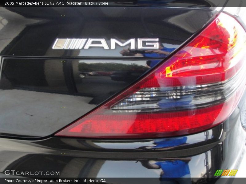 Black / Stone 2009 Mercedes-Benz SL 63 AMG Roadster