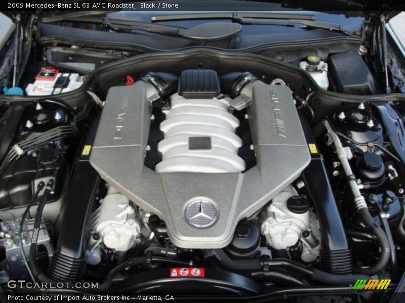  2009 SL 63 AMG Roadster Engine - 6.3 Liter AMG DOHC 32-Valve VVT V8
