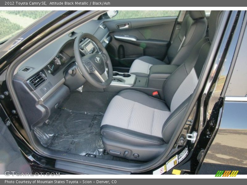 Attitude Black Metallic / Black/Ash 2012 Toyota Camry SE