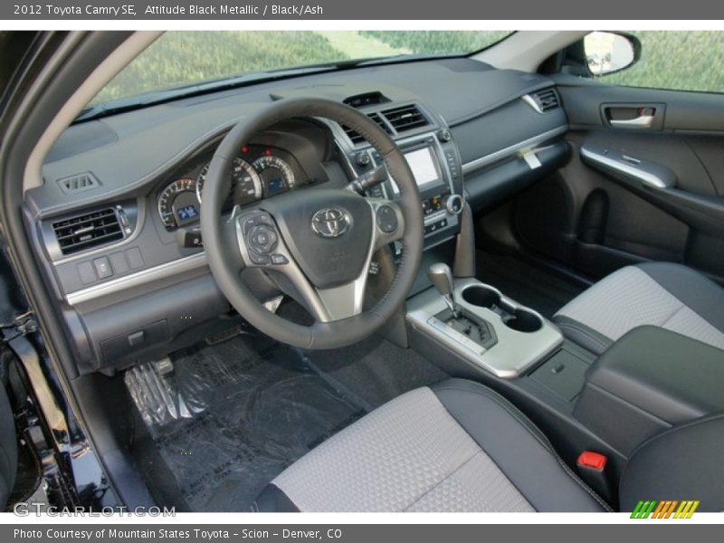 Attitude Black Metallic / Black/Ash 2012 Toyota Camry SE
