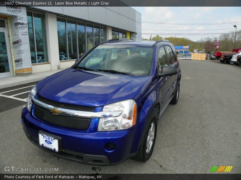 Laser Blue Metallic / Light Gray 2007 Chevrolet Equinox LS