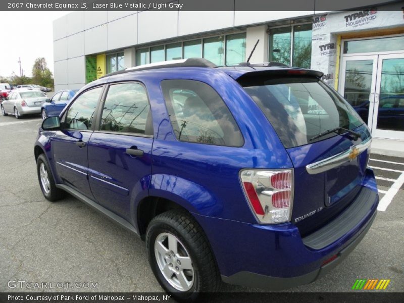 Laser Blue Metallic / Light Gray 2007 Chevrolet Equinox LS