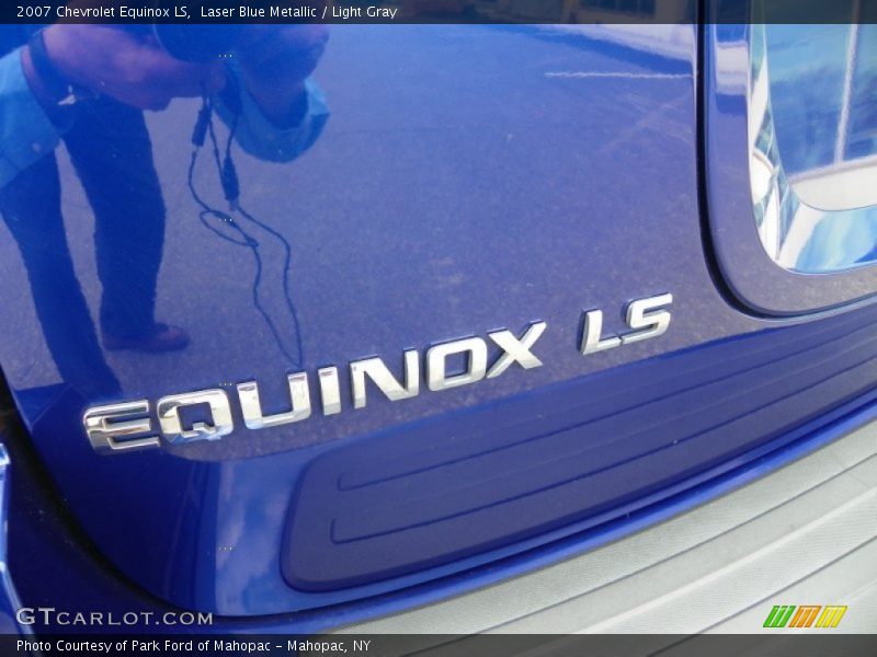 Laser Blue Metallic / Light Gray 2007 Chevrolet Equinox LS