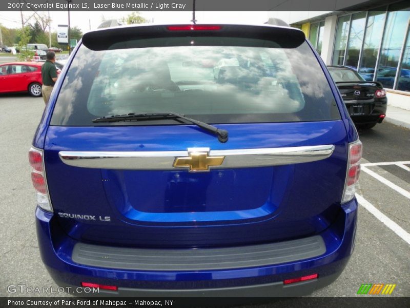 Laser Blue Metallic / Light Gray 2007 Chevrolet Equinox LS