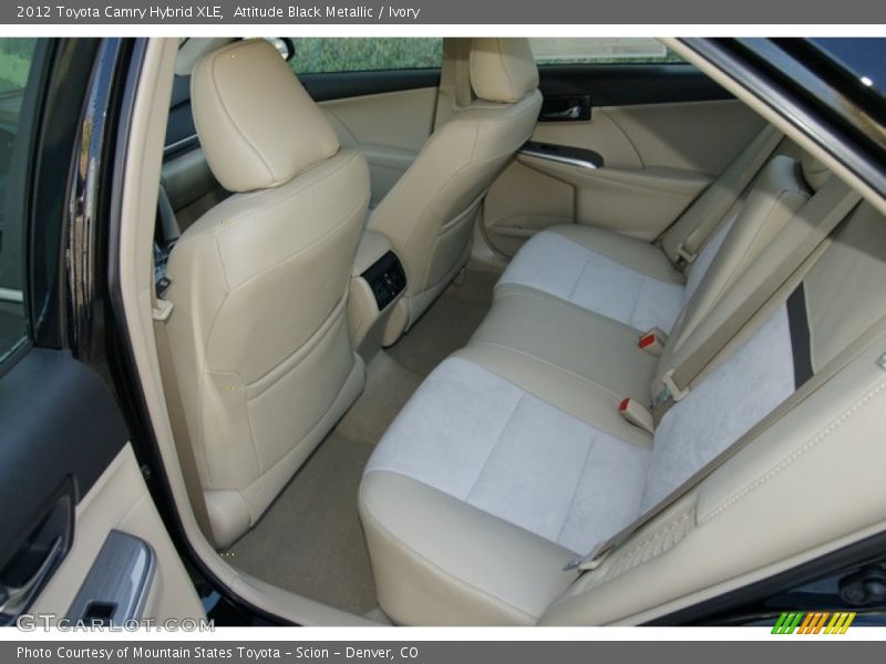 Attitude Black Metallic / Ivory 2012 Toyota Camry Hybrid XLE