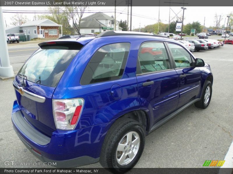 Laser Blue Metallic / Light Gray 2007 Chevrolet Equinox LS