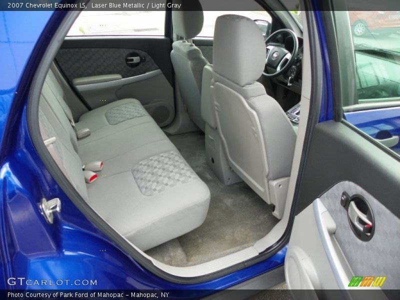 Laser Blue Metallic / Light Gray 2007 Chevrolet Equinox LS