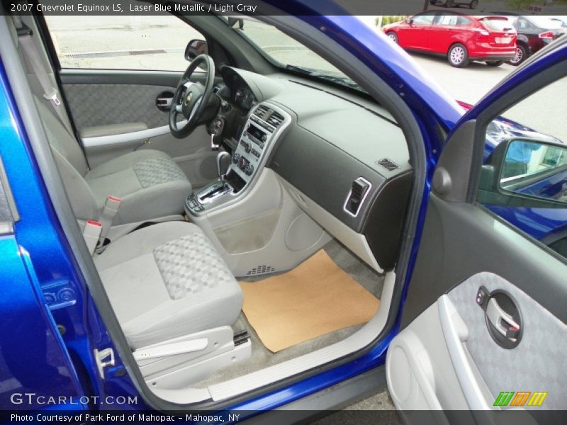 Laser Blue Metallic / Light Gray 2007 Chevrolet Equinox LS
