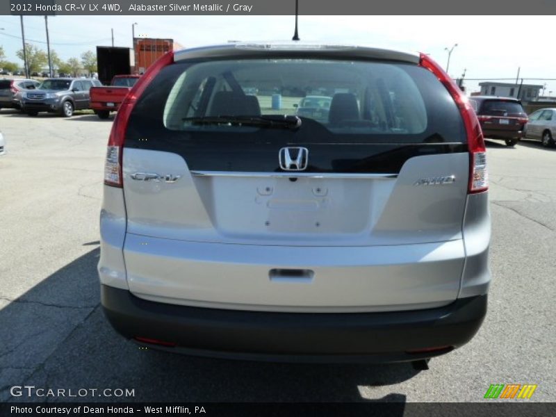 Alabaster Silver Metallic / Gray 2012 Honda CR-V LX 4WD