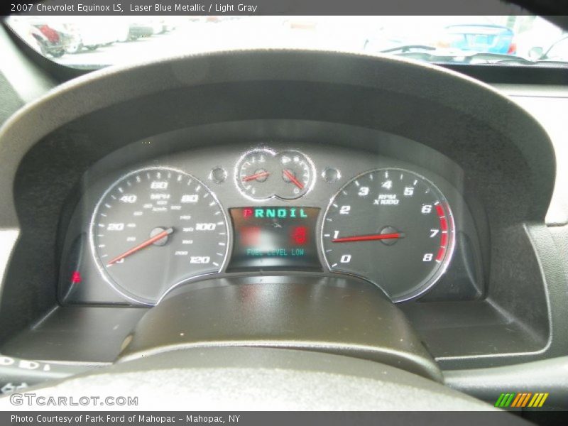 Laser Blue Metallic / Light Gray 2007 Chevrolet Equinox LS