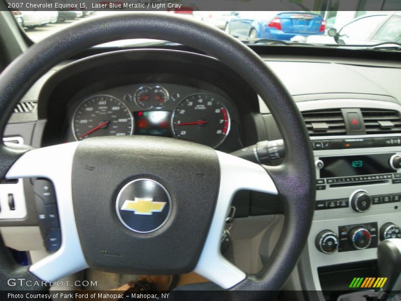 Laser Blue Metallic / Light Gray 2007 Chevrolet Equinox LS