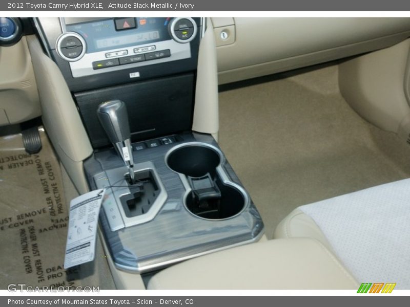 Attitude Black Metallic / Ivory 2012 Toyota Camry Hybrid XLE