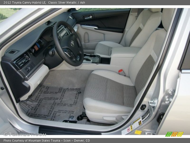 Classic Silver Metallic / Ash 2012 Toyota Camry Hybrid LE