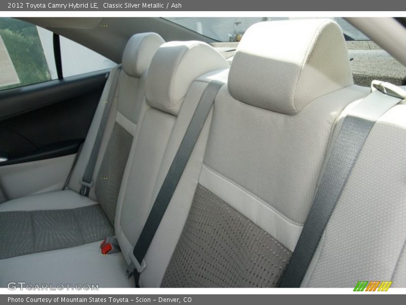 Classic Silver Metallic / Ash 2012 Toyota Camry Hybrid LE