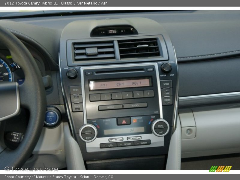 Classic Silver Metallic / Ash 2012 Toyota Camry Hybrid LE