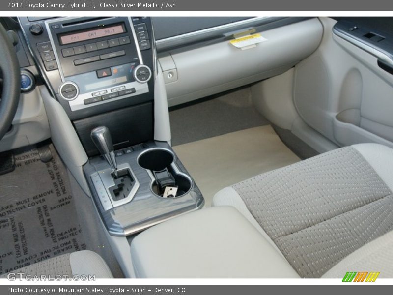 Classic Silver Metallic / Ash 2012 Toyota Camry Hybrid LE