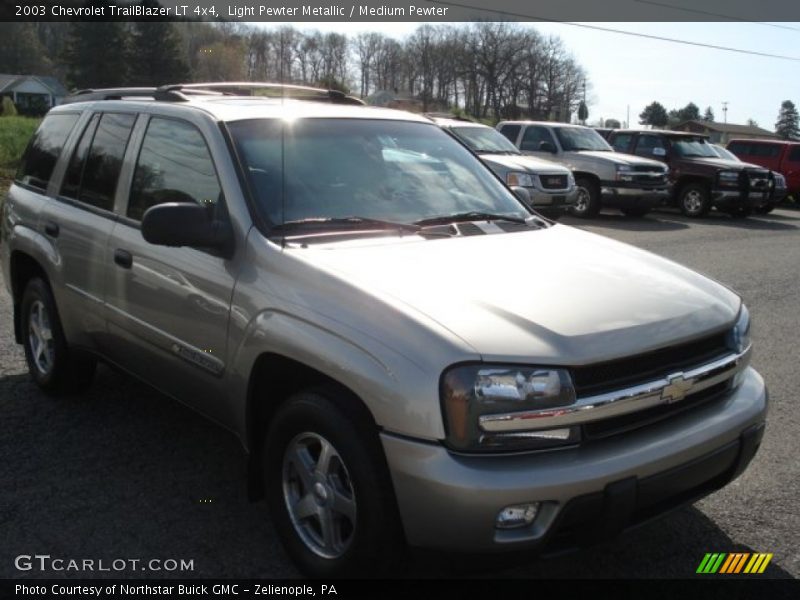 Light Pewter Metallic / Medium Pewter 2003 Chevrolet TrailBlazer LT 4x4
