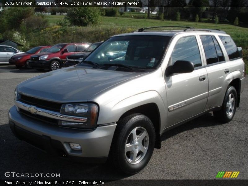 Light Pewter Metallic / Medium Pewter 2003 Chevrolet TrailBlazer LT 4x4