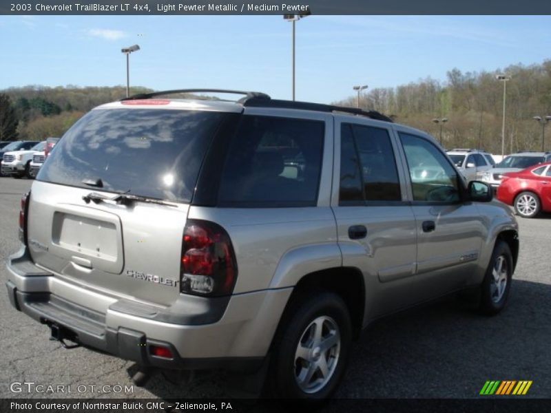 Light Pewter Metallic / Medium Pewter 2003 Chevrolet TrailBlazer LT 4x4