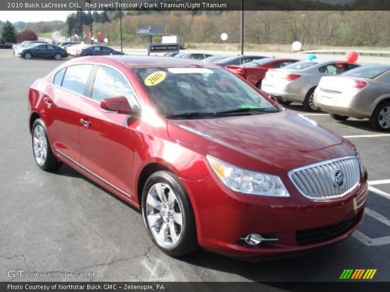 Red Jewel Tintcoat / Dark Titanium/Light Titanium 2010 Buick LaCrosse CXL