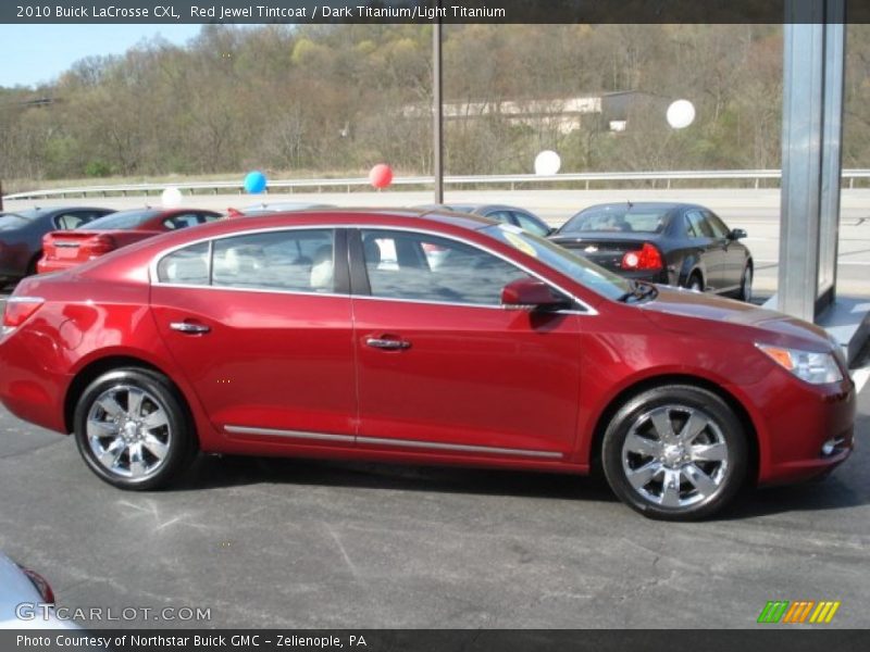 Red Jewel Tintcoat / Dark Titanium/Light Titanium 2010 Buick LaCrosse CXL