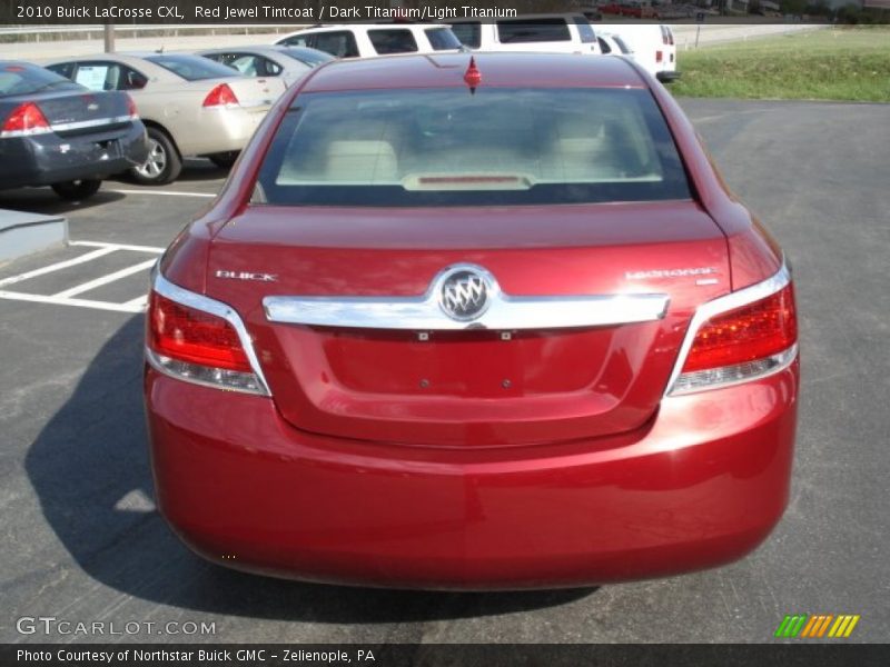 Red Jewel Tintcoat / Dark Titanium/Light Titanium 2010 Buick LaCrosse CXL