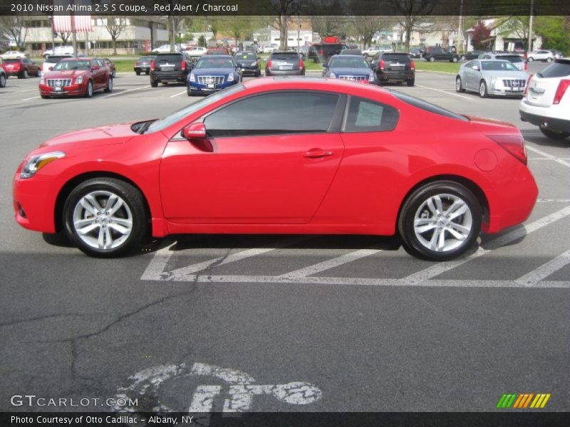Red Alert / Charcoal 2010 Nissan Altima 2.5 S Coupe