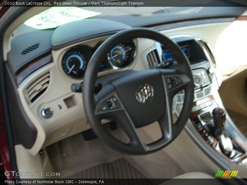 Red Jewel Tintcoat / Dark Titanium/Light Titanium 2010 Buick LaCrosse CXL