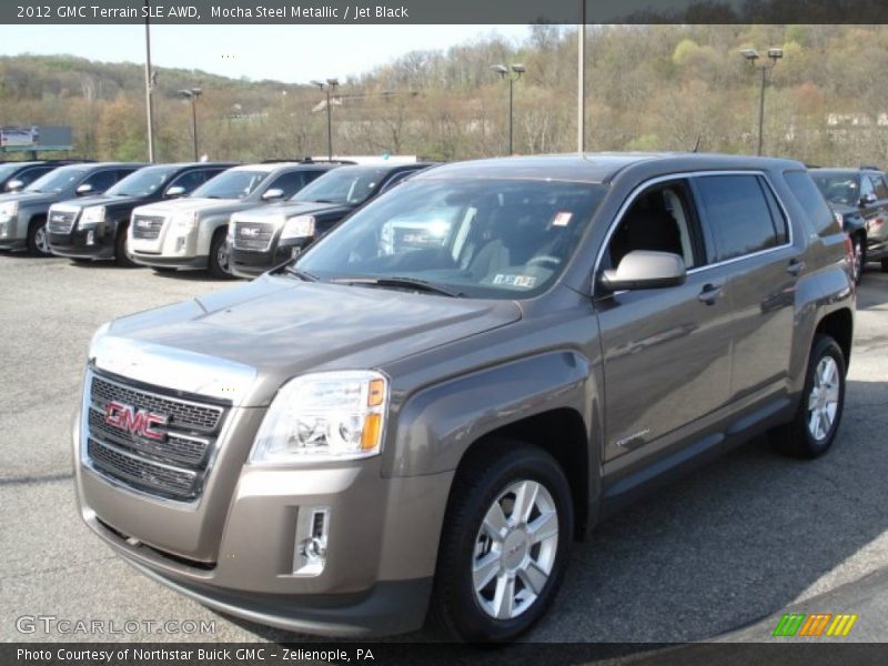 Mocha Steel Metallic / Jet Black 2012 GMC Terrain SLE AWD