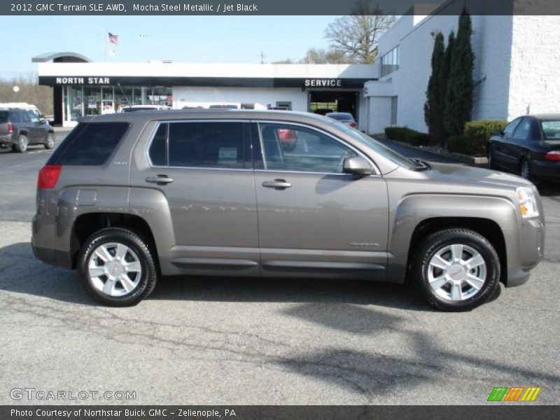 Mocha Steel Metallic / Jet Black 2012 GMC Terrain SLE AWD