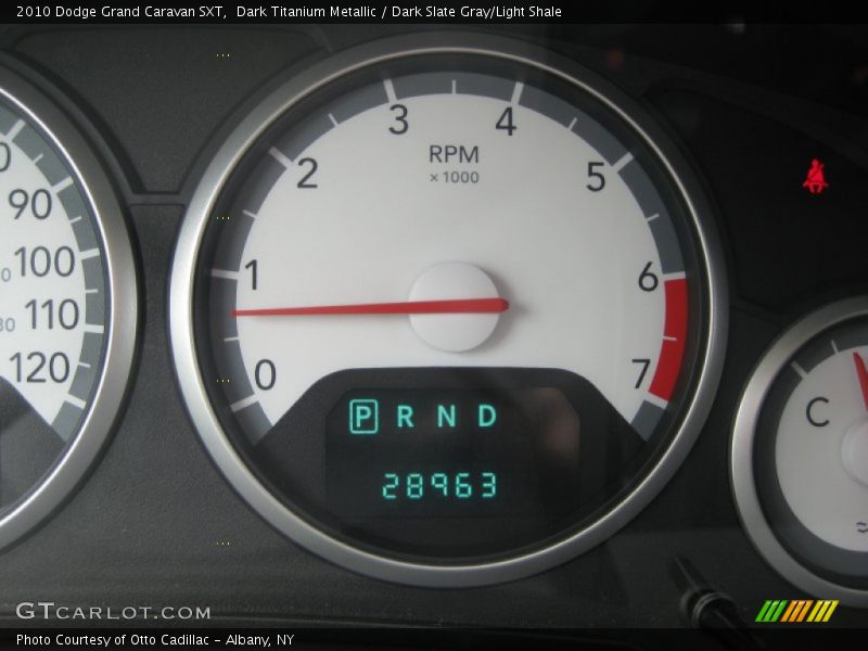 Dark Titanium Metallic / Dark Slate Gray/Light Shale 2010 Dodge Grand Caravan SXT
