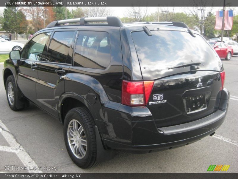 Kalapana Black / Black 2007 Mitsubishi Endeavor SE AWD