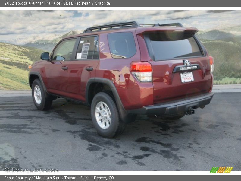 Salsa Red Pearl / Graphite 2012 Toyota 4Runner Trail 4x4