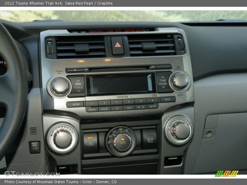 Salsa Red Pearl / Graphite 2012 Toyota 4Runner Trail 4x4