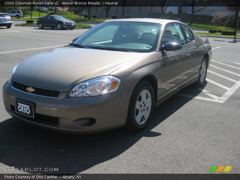 Amber Bronze Metallic / Neutral 2006 Chevrolet Monte Carlo LS