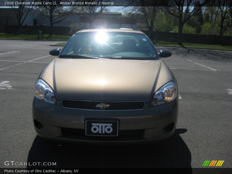 Amber Bronze Metallic / Neutral 2006 Chevrolet Monte Carlo LS