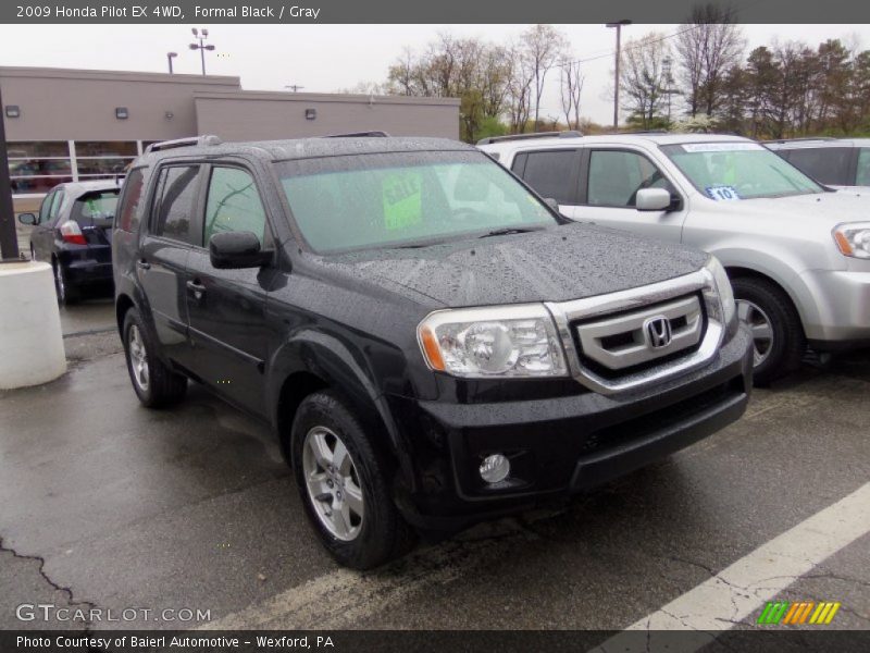 Formal Black / Gray 2009 Honda Pilot EX 4WD