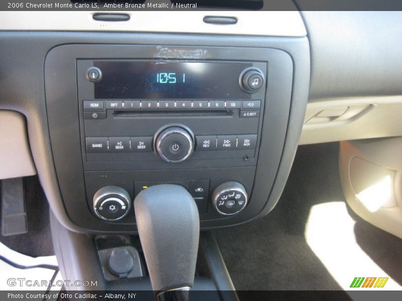 Amber Bronze Metallic / Neutral 2006 Chevrolet Monte Carlo LS