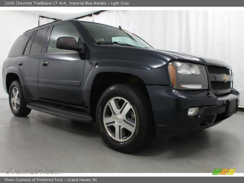 Imperial Blue Metallic / Light Gray 2008 Chevrolet TrailBlazer LT 4x4