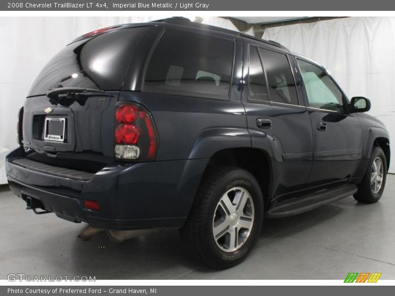 Imperial Blue Metallic / Light Gray 2008 Chevrolet TrailBlazer LT 4x4