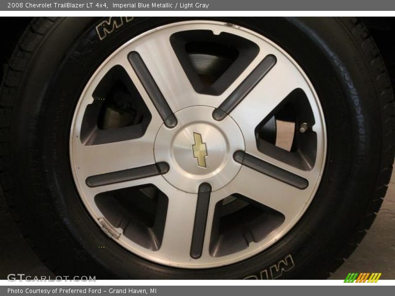 Imperial Blue Metallic / Light Gray 2008 Chevrolet TrailBlazer LT 4x4
