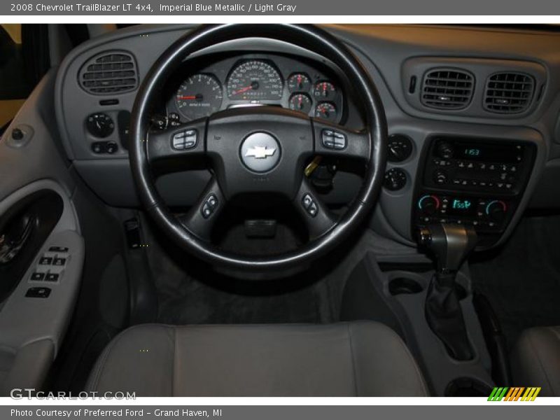 Imperial Blue Metallic / Light Gray 2008 Chevrolet TrailBlazer LT 4x4